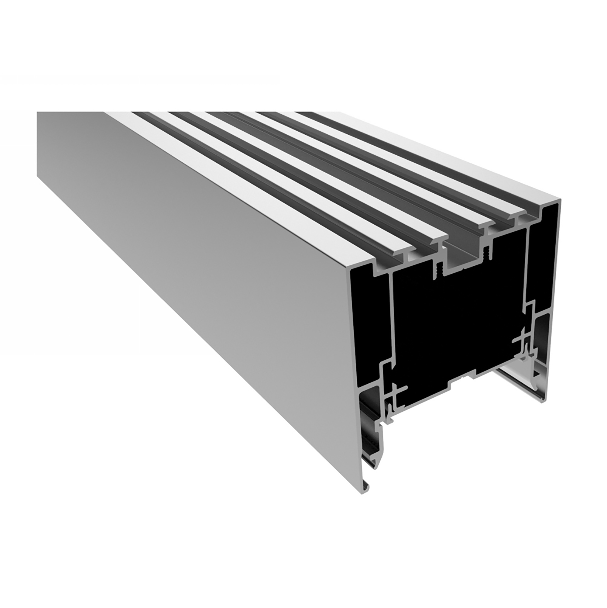 DA900016  2.5m Aluminum 6063 Profile For LED 79mm x 77mm